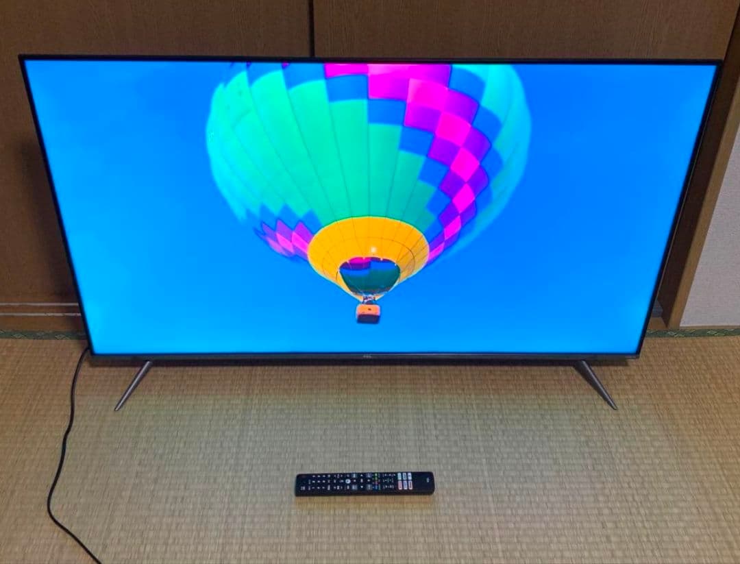 4K TCL 50型✨チューナー内蔵スマートテレビ ネット動画/地上波 22年製