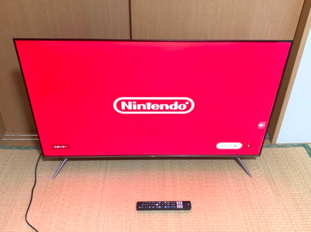 4K TCL 50型✨チューナー内蔵スマートテレビ ネット動画/地上波 22年製
