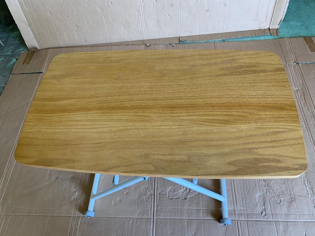 昇降テーブル (天板/幅80 奥行45) NGL-8045(OAK/IV)