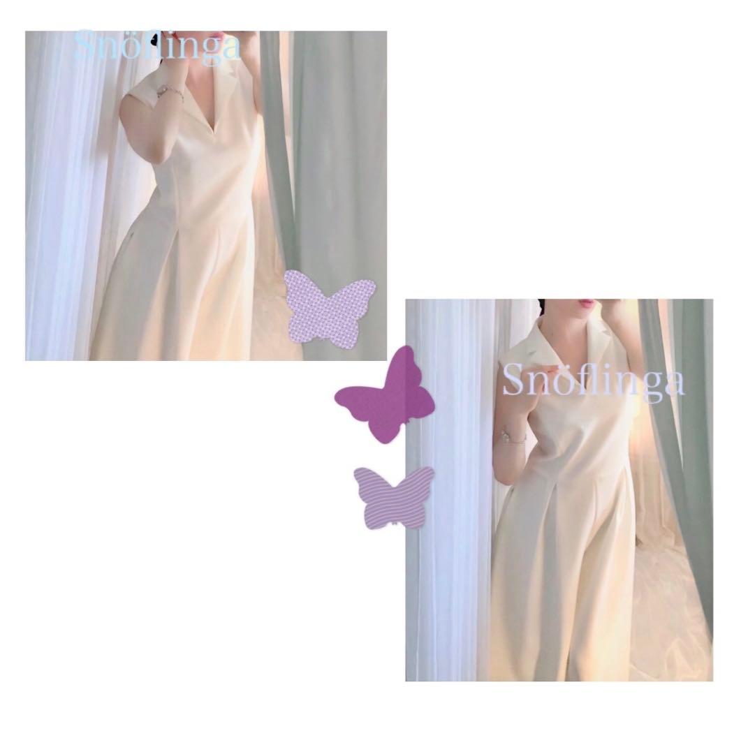 FOXEY ホワイト　ペインタースーツ