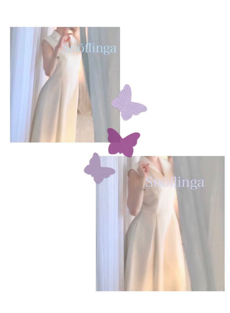 FOXEY ホワイト　ペインタースーツ