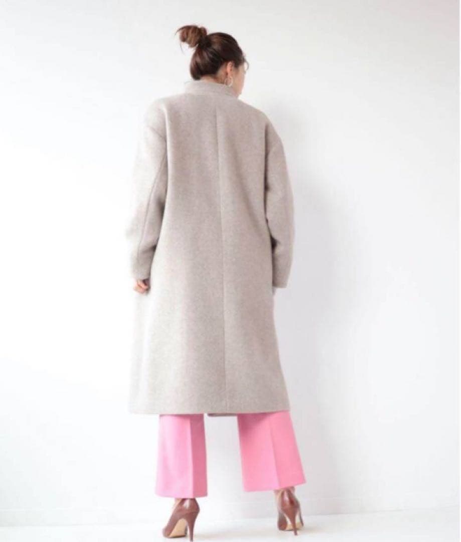 Plage MANTECOスタンドカラーコート