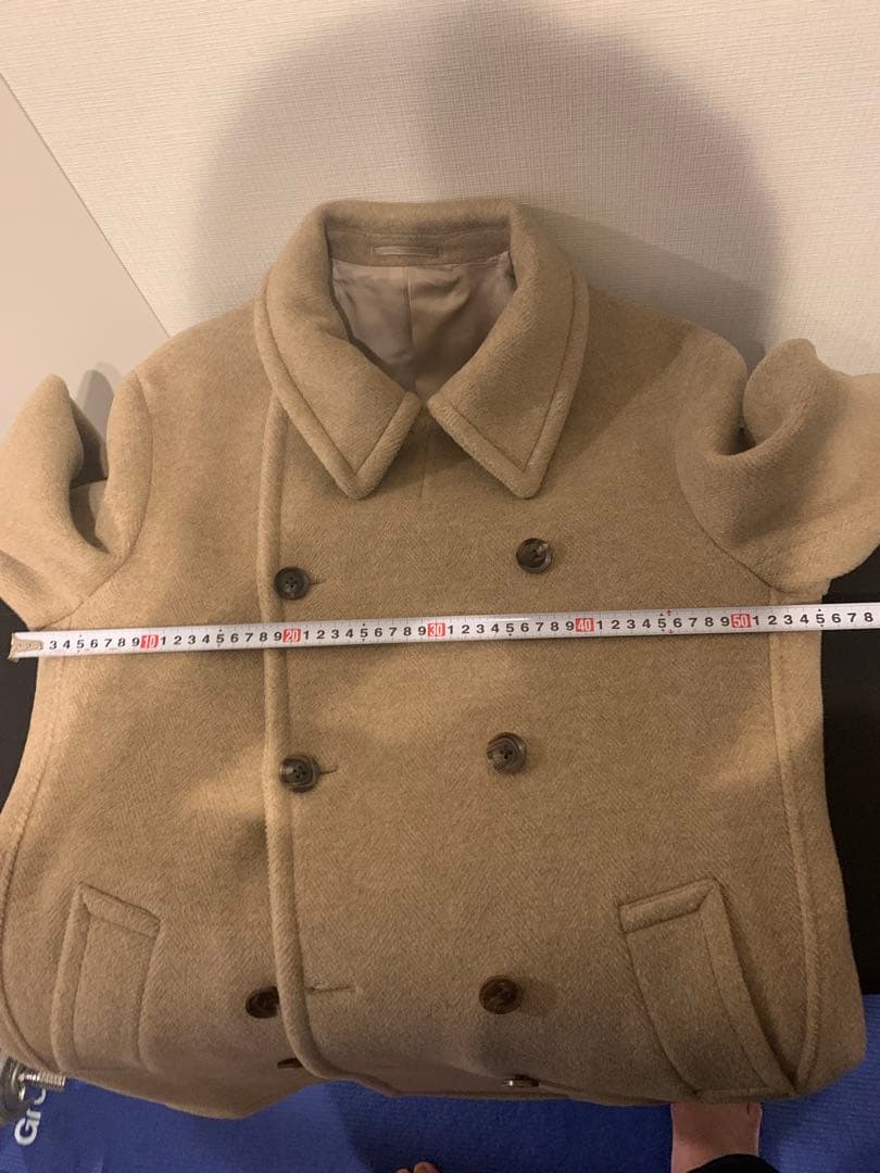 RING JACKET PEA COAT(ウール・アルパカ) ベージュ