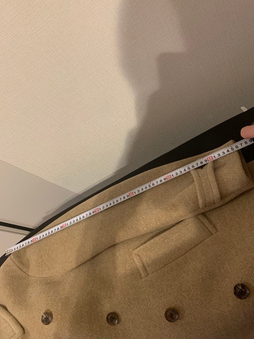 RING JACKET PEA COAT(ウール・アルパカ) ベージュ