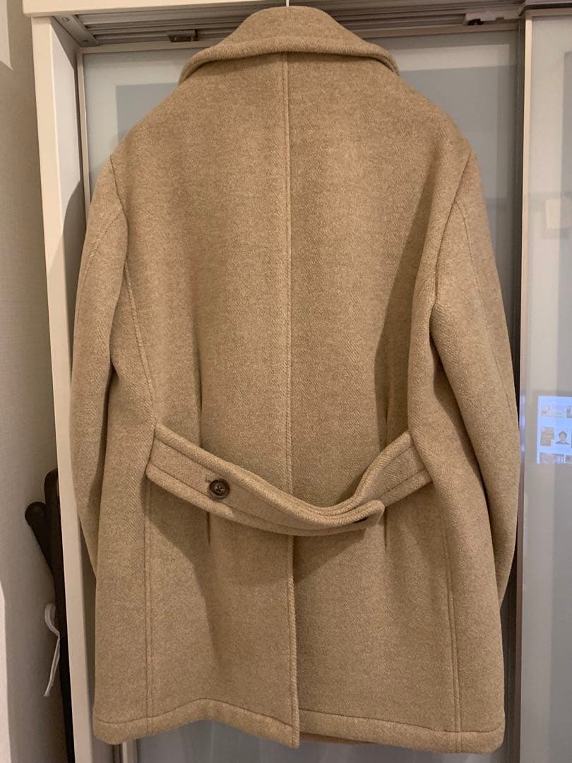 RING JACKET PEA COAT(ウール・アルパカ) ベージュ