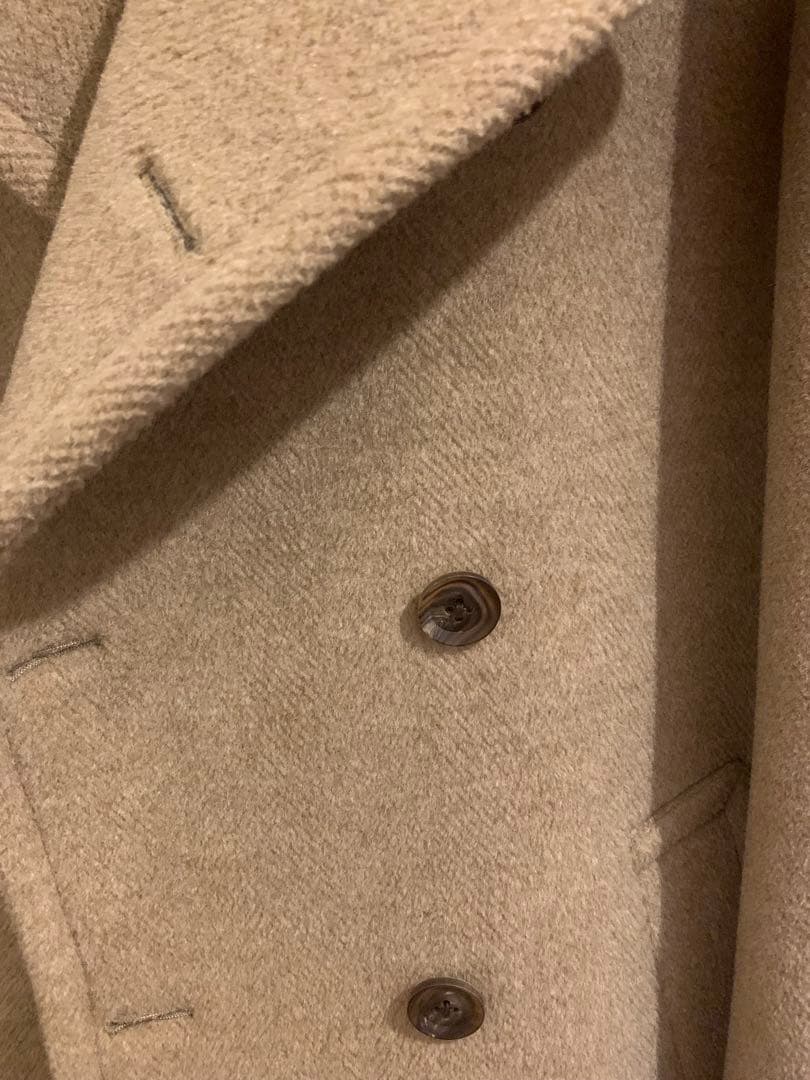 RING JACKET PEA COAT(ウール・アルパカ) ベージュ