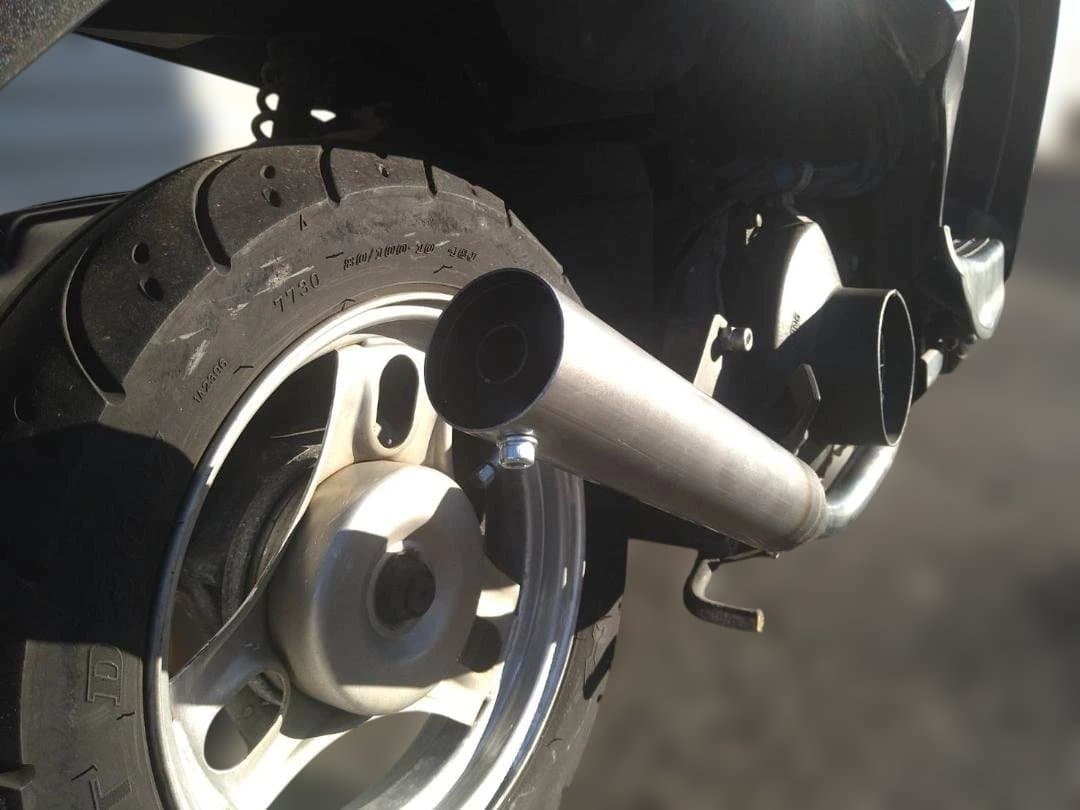 ホンダ TODAY用マフラー《ONEDAY》クリア塗装 50.8 トゥディ 即納