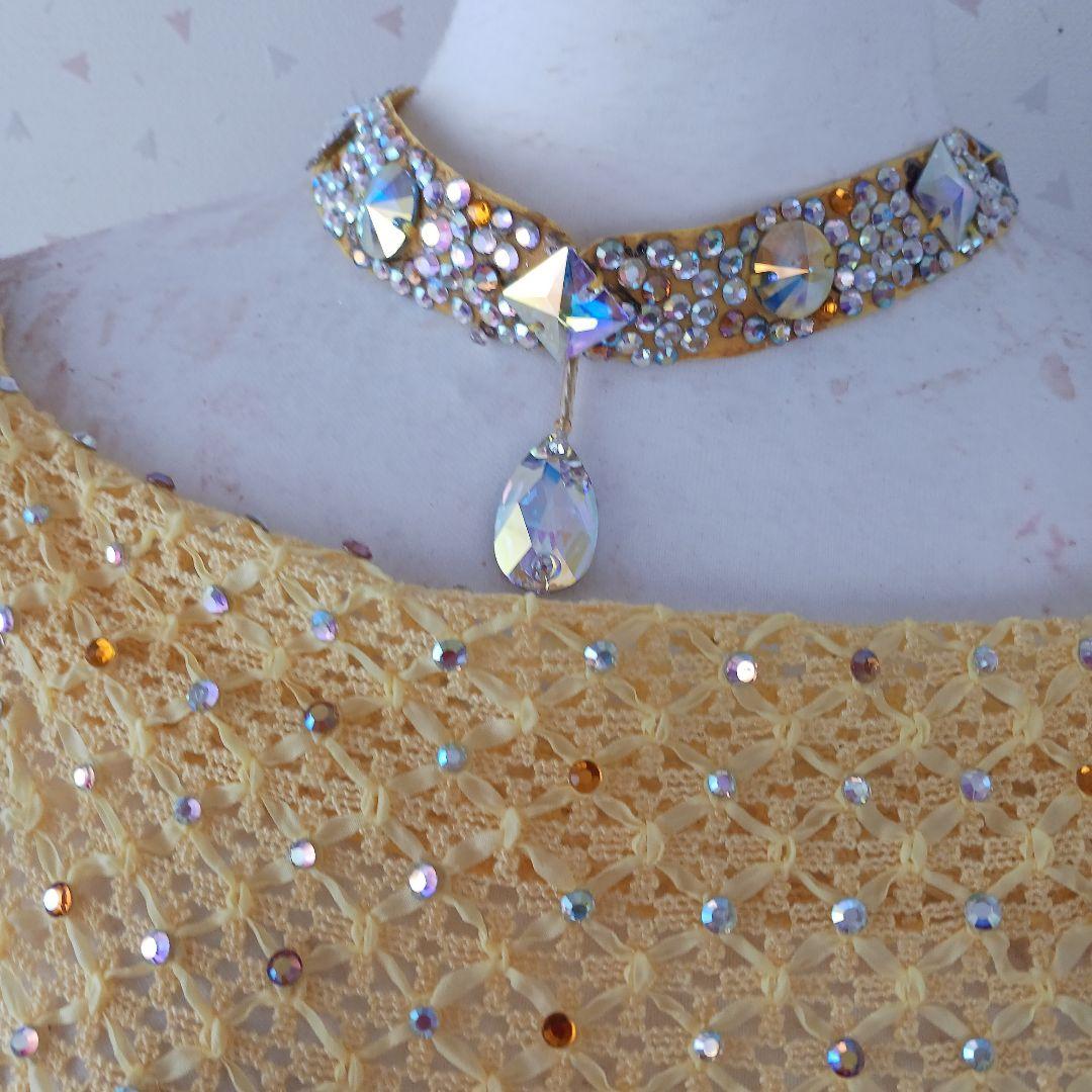 社交ダンス用イエロードレス