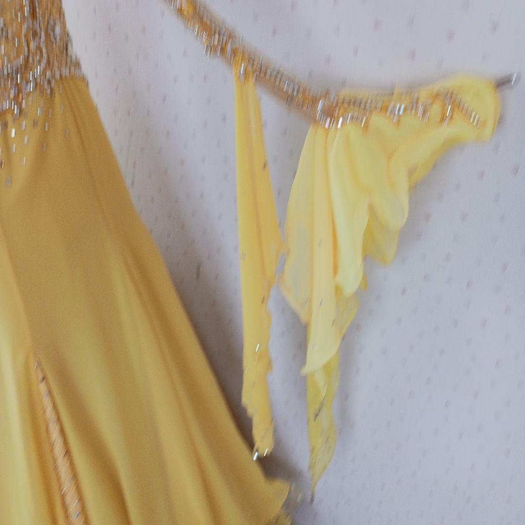 社交ダンス用イエロードレス