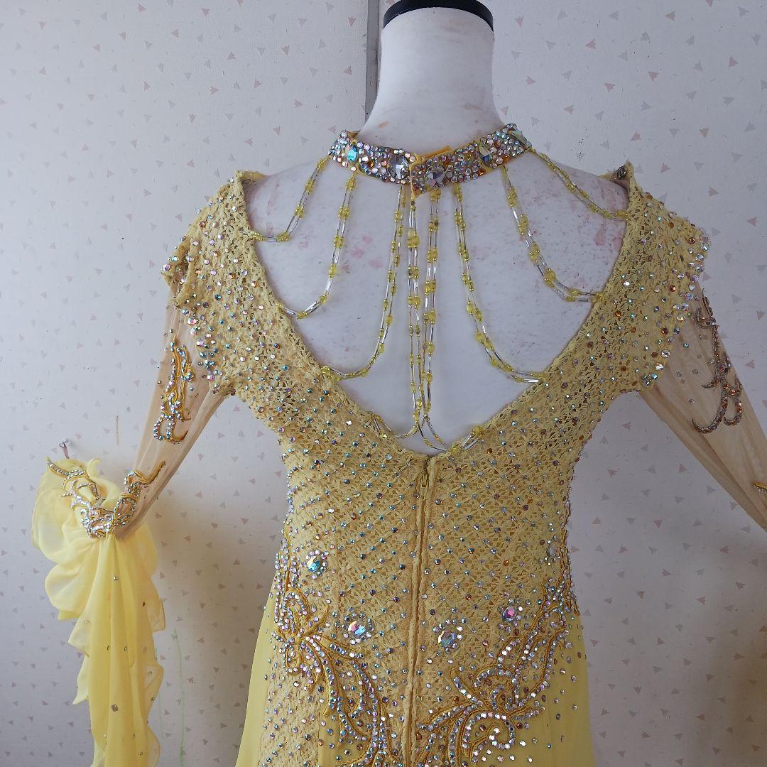 社交ダンス用イエロードレス