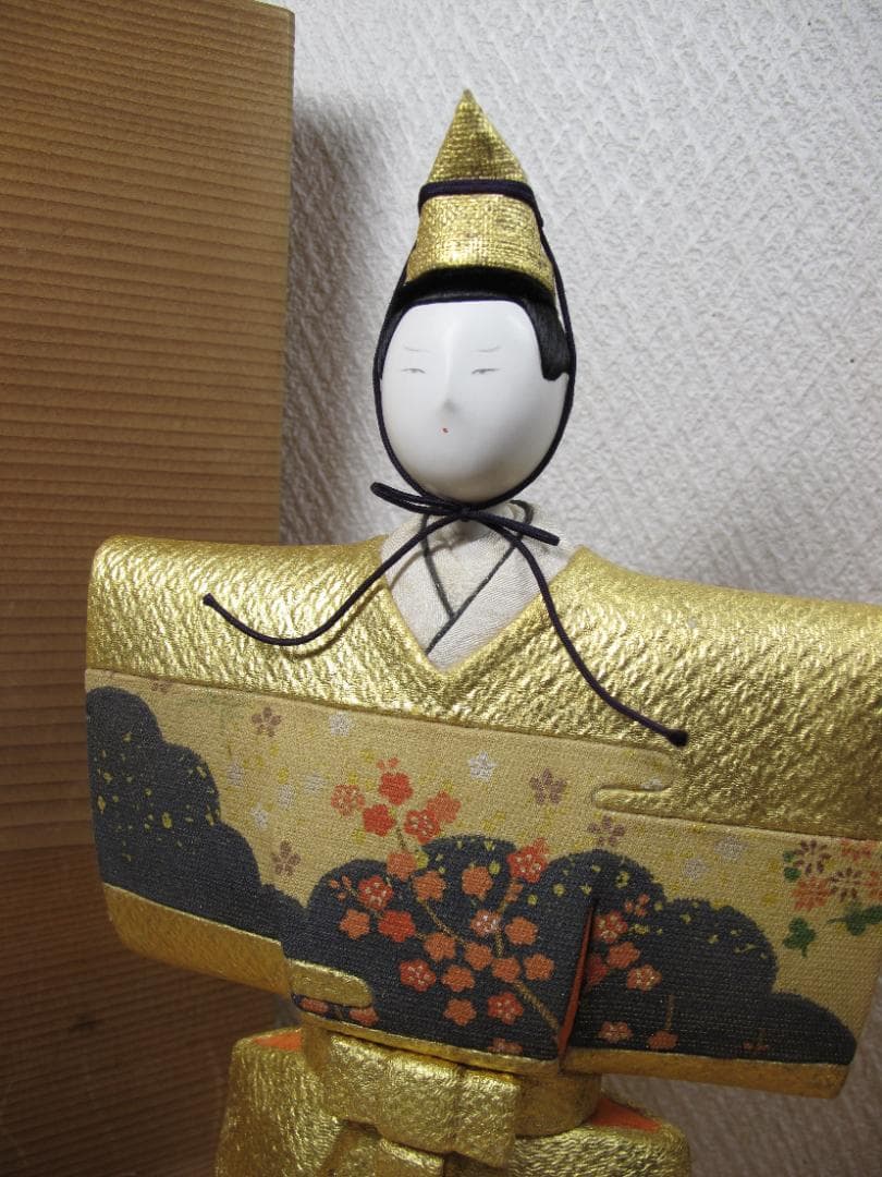 真多呂雛人形　立ち雛　真多呂　木目込み人形　昭和58年真弓作