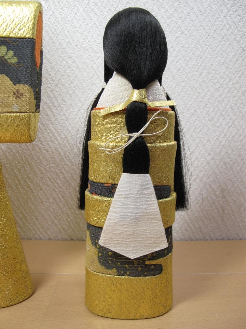 真多呂雛人形　立ち雛　真多呂　木目込み人形　昭和58年真弓作