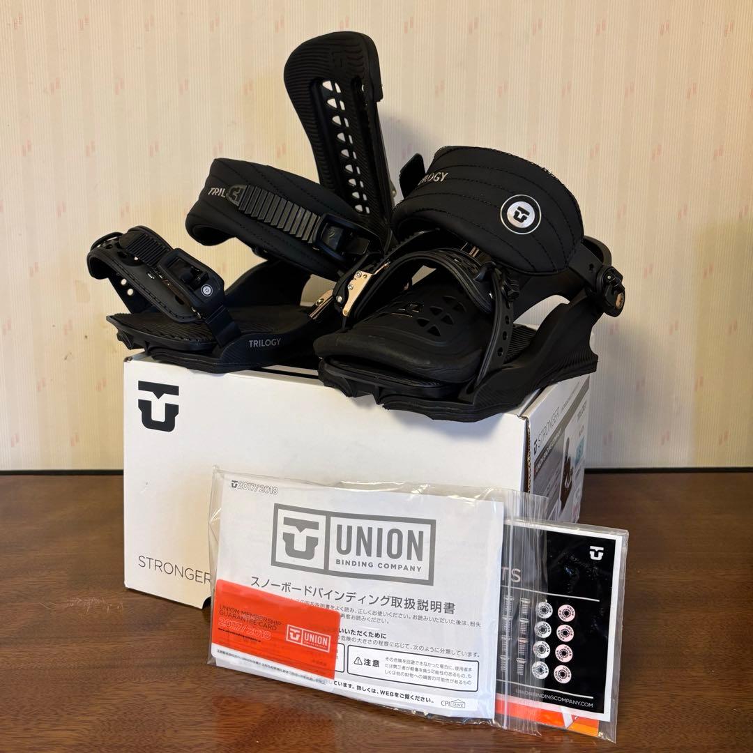 【新品未使用】UNION TRLIOGY BLACK ビンディング Sサイズ