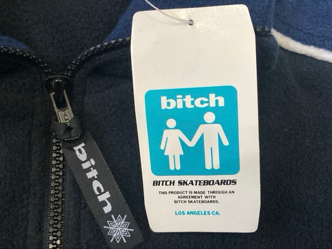 レア❗️ 90s bitch skateboards フリースジャケット 未使用