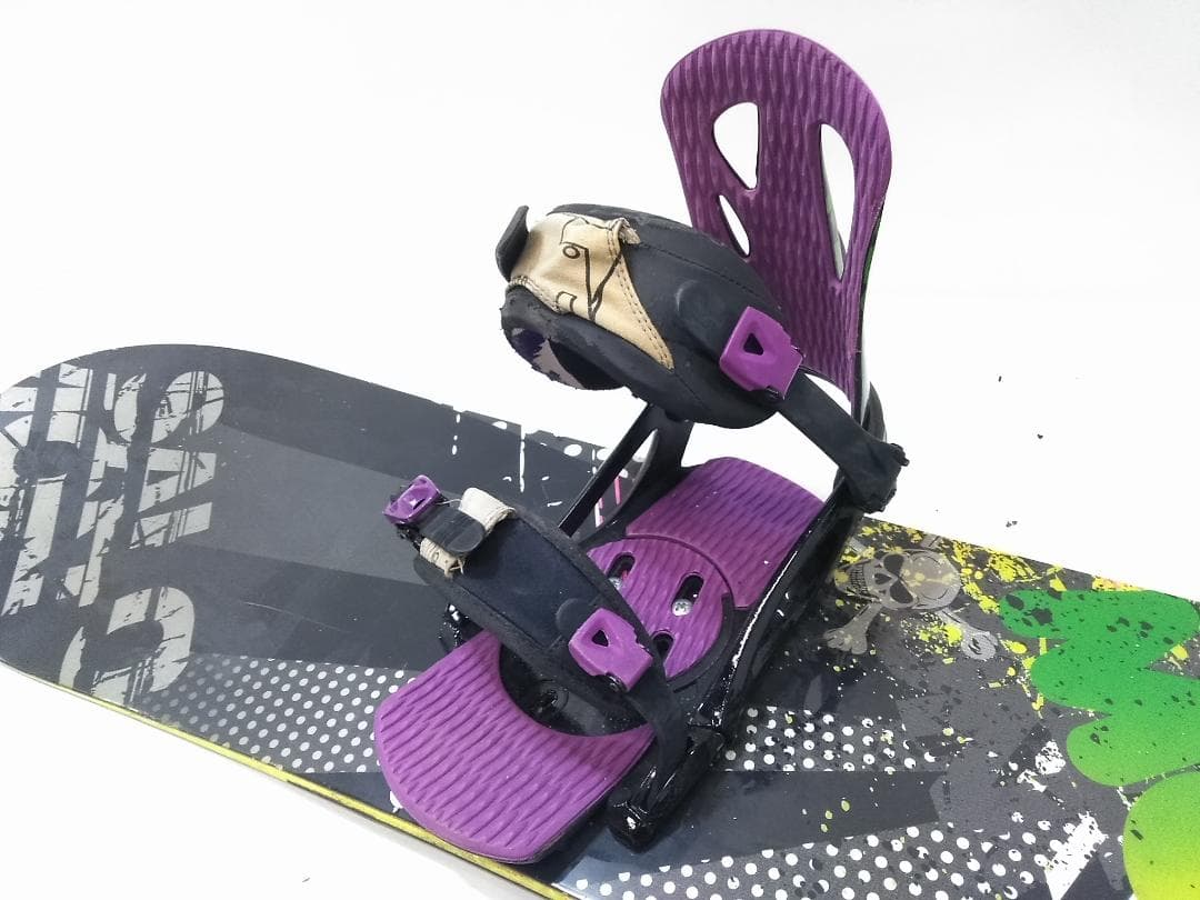 サロモン シーケンス 158cm メンズスノーボード 3点セットビン L △