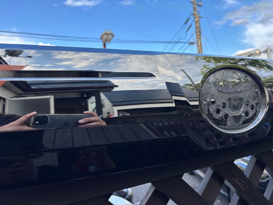 ヴェルファイア30系 後期 リアゲート ガーニッシュ メッキガーニッシュ