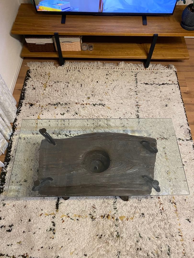 自然木風センターテーブル‐KAJA Resort Furniture購入品‐