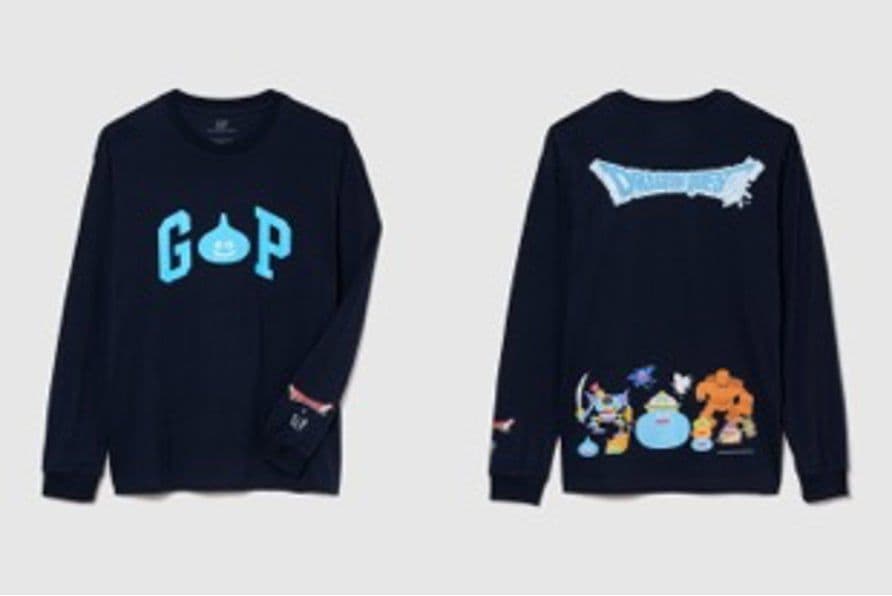 【XLサイズ】GAP ドラゴンクエスト 長袖Tシャツ アウトレット限定