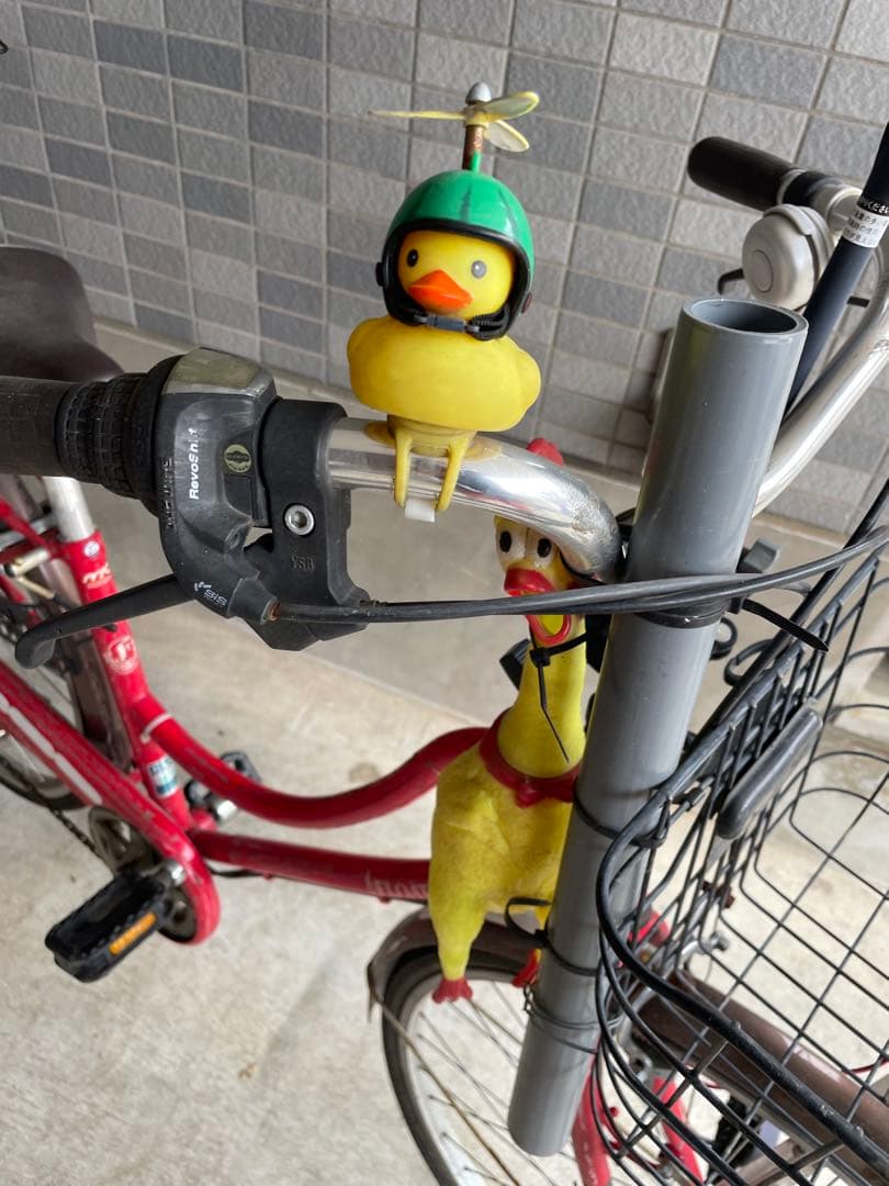 ⭐︎【世界に一台】⭐︎ギア付き改造27インチチャリ　旧デコチャリ残骸有り自転車状態悪