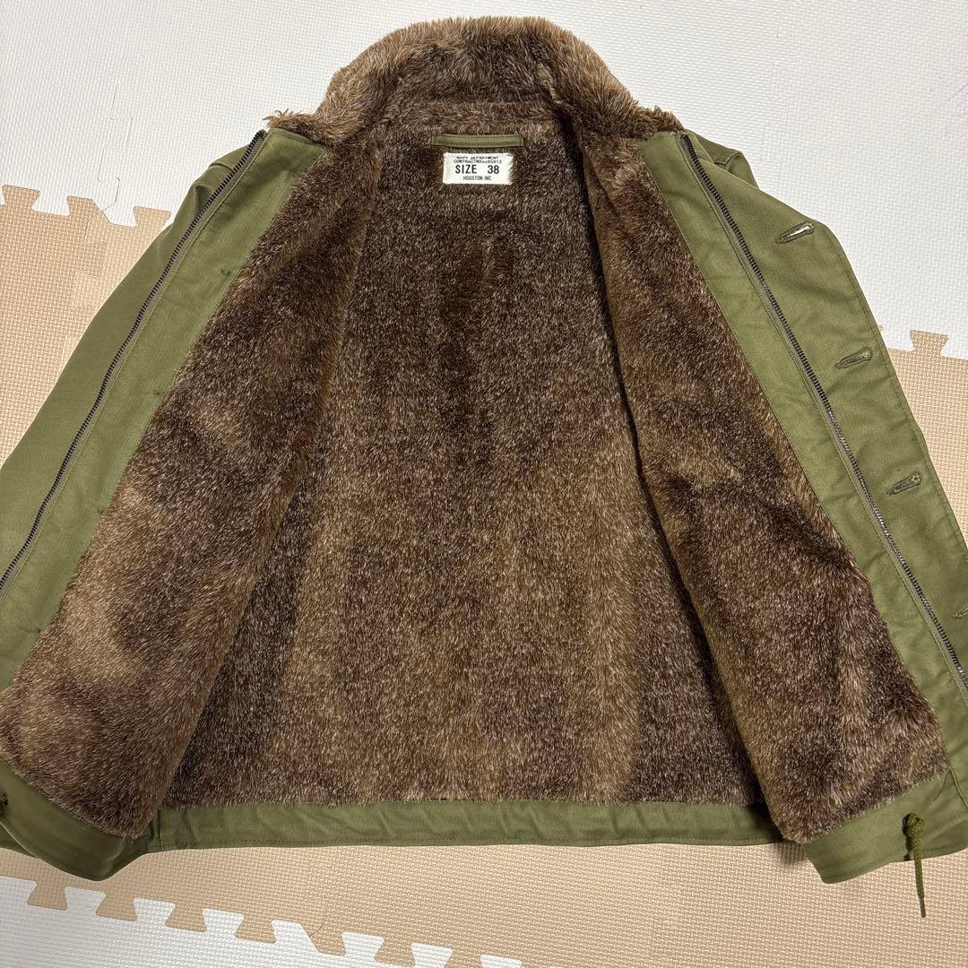 HOUSTON INC ミリタリージャケット サイズ38
