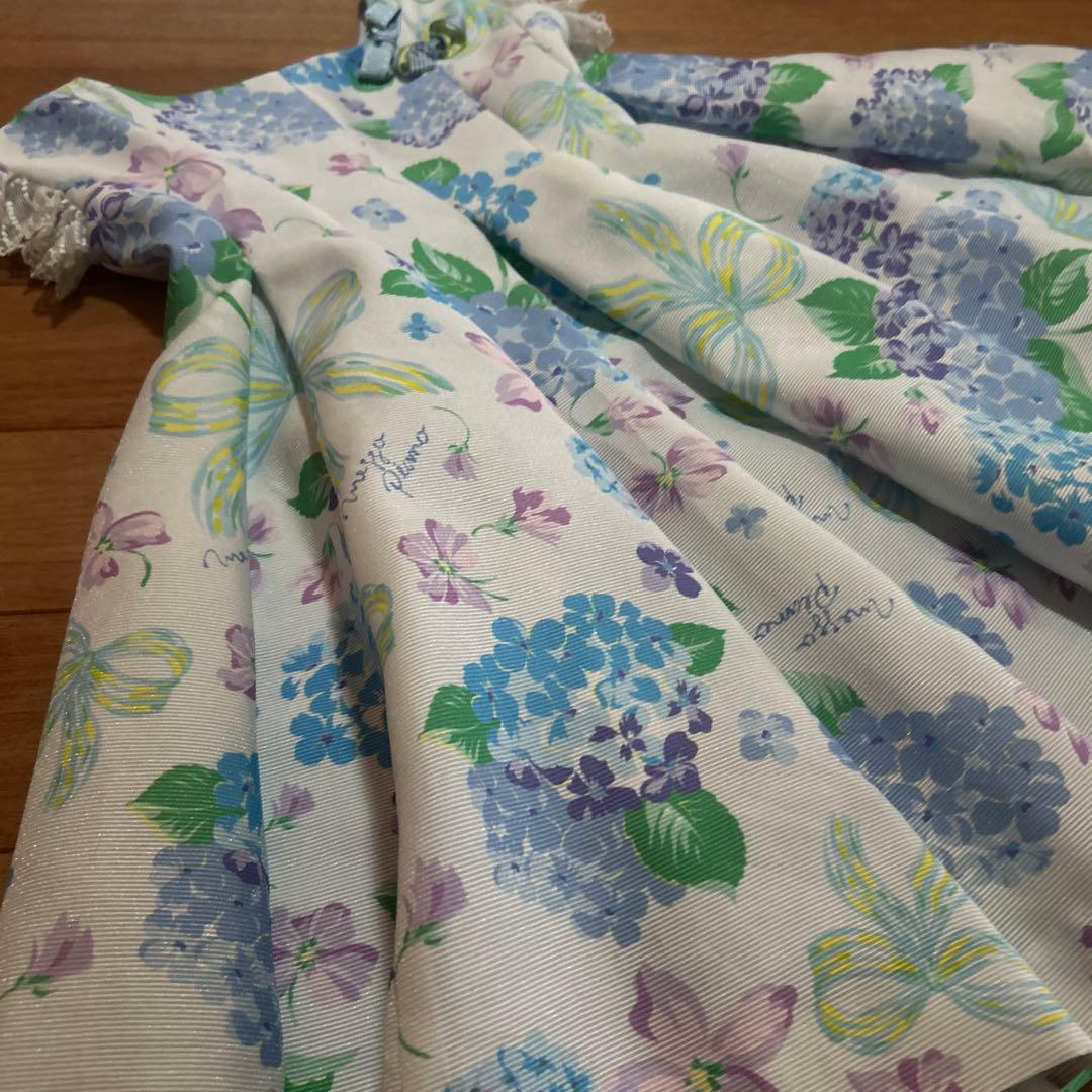 メゾピアノ♡着画あり♡紫陽花ドレス110