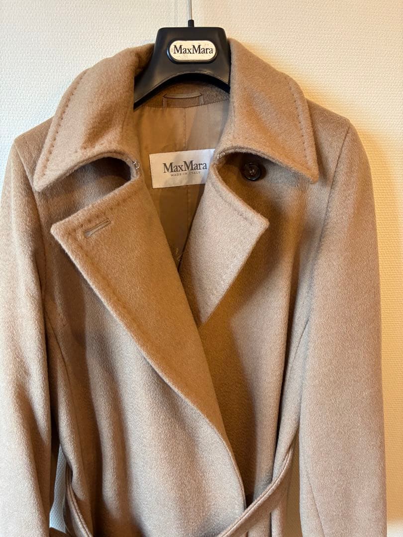 Max Mara 100%キャメルコート 未使用品