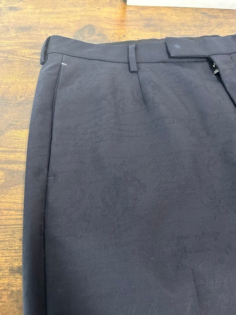 定価約16万円　Berluti 総柄カリグラフィー スクリット 50 パンツ