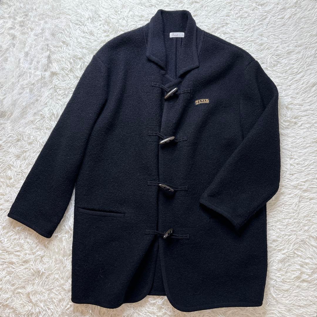 名作✨Papas パパス ウール ハーフコート トグルボタン ジャケット 日本製