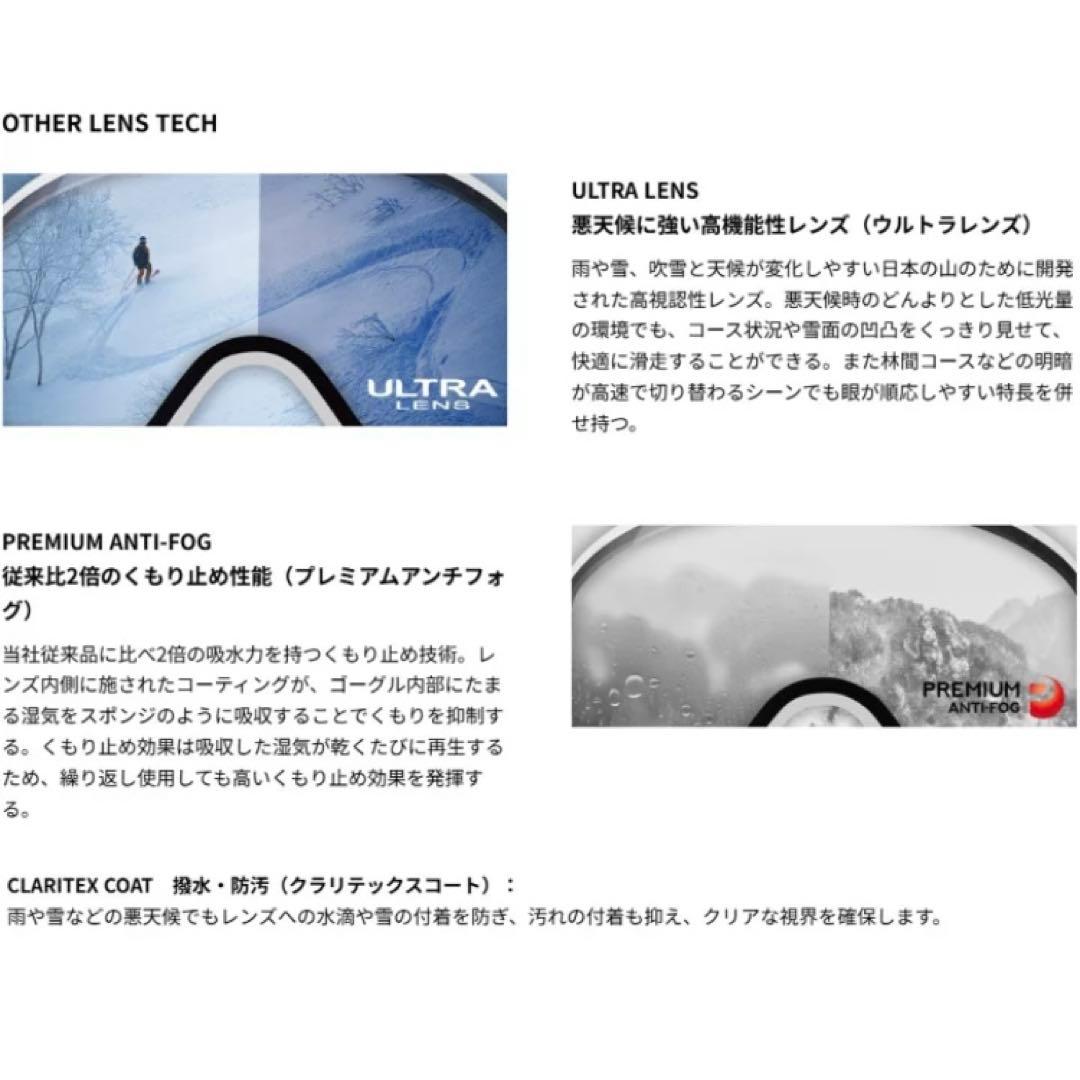 スワンズ SWANS スキー ゴーグル ラカンヒートレンズ