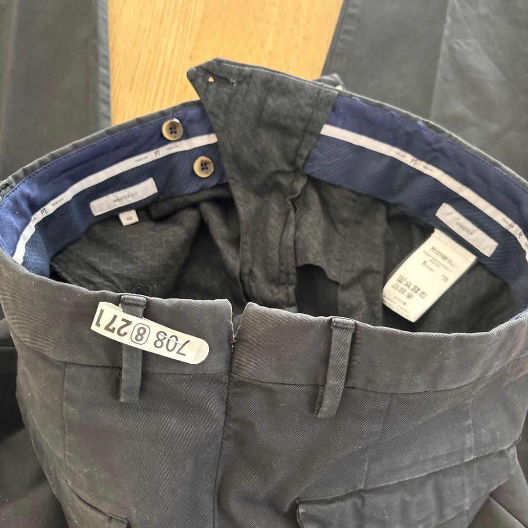 【46】PT TORINO マスターフィット ストレッチチノ グレー 秋冬