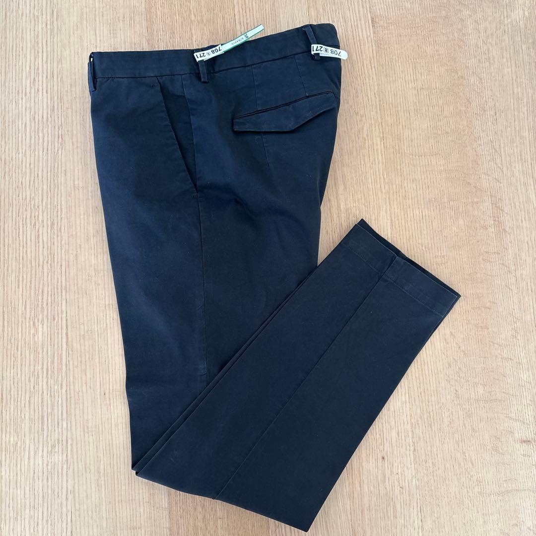 【46】PT TORINO マスターフィット ストレッチチノ グレー 秋冬