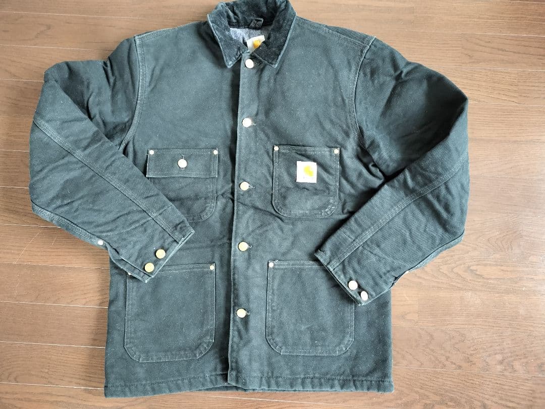 Carhartt ブラック カバーオール S