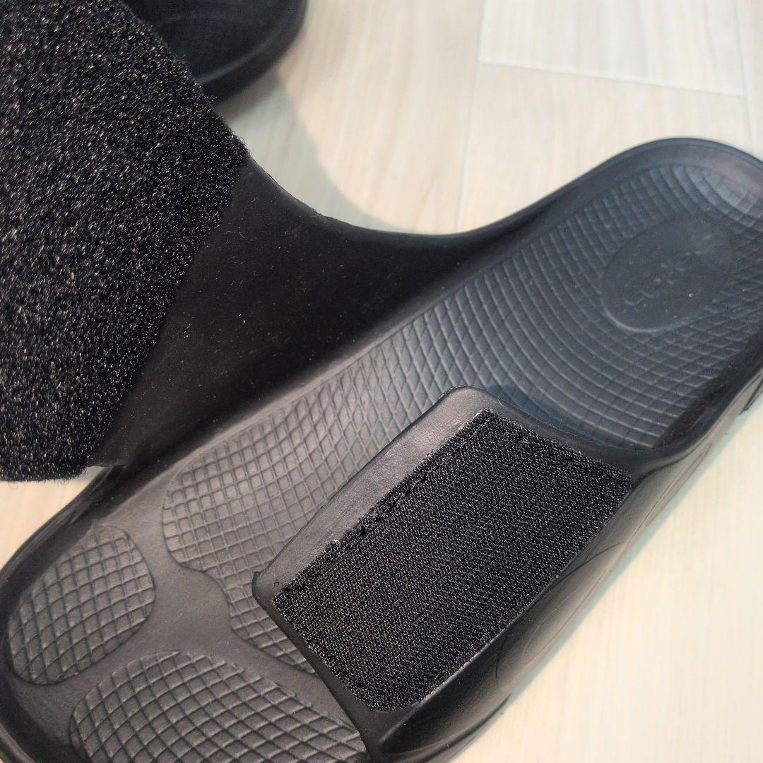 美品　OOFOS MEN'S OOAHH SPORT FLEX ブラック