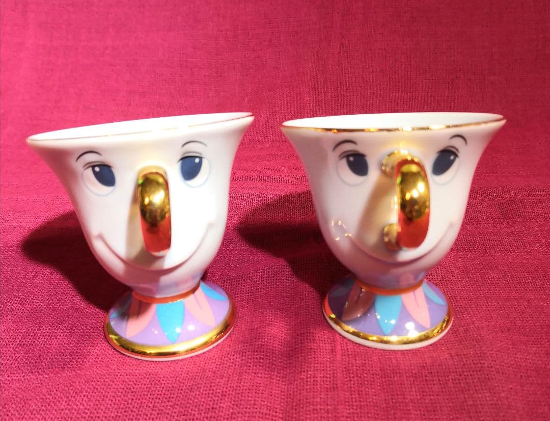 A1287　DISNEY❤️美女と野獣のポット夫人&チップ達&シュガーポット