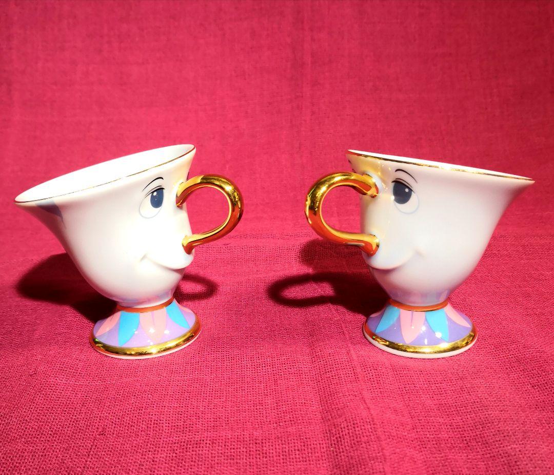 A1287　DISNEY❤️美女と野獣のポット夫人&チップ達&シュガーポット