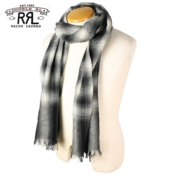RRL チェック柄マフラー