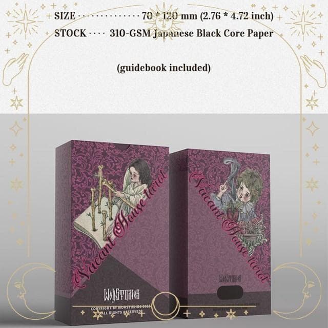 【正規品タロットカード】レトロ＆華麗ヨーロピアンバロックの世界✨魔術師城のデッキ