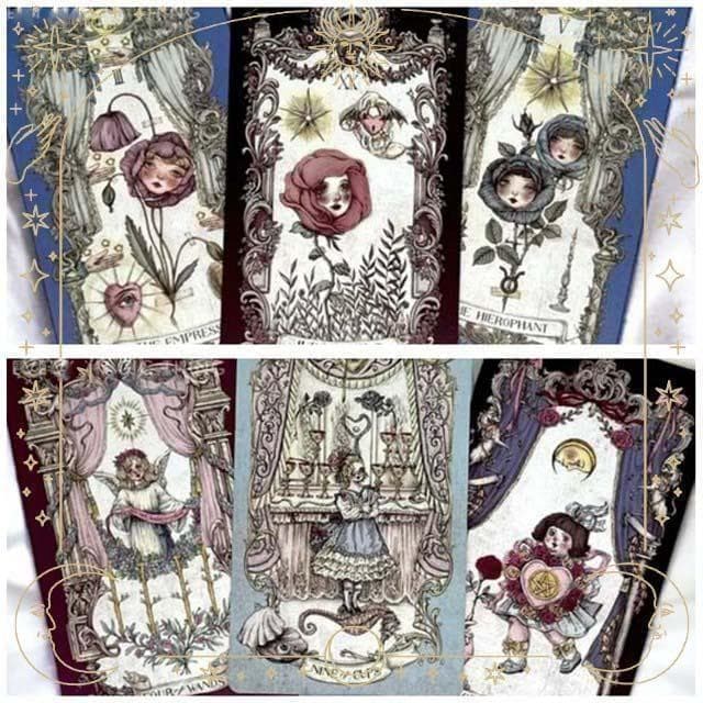 【正規品タロットカード】レトロ＆華麗ヨーロピアンバロックの世界✨魔術師城のデッキ