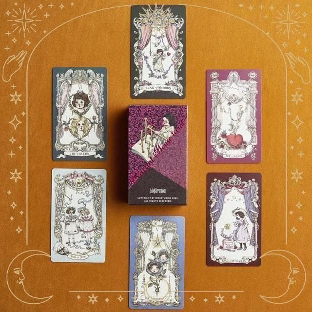 【正規品タロットカード】レトロ＆華麗ヨーロピアンバロックの世界✨魔術師城のデッキ