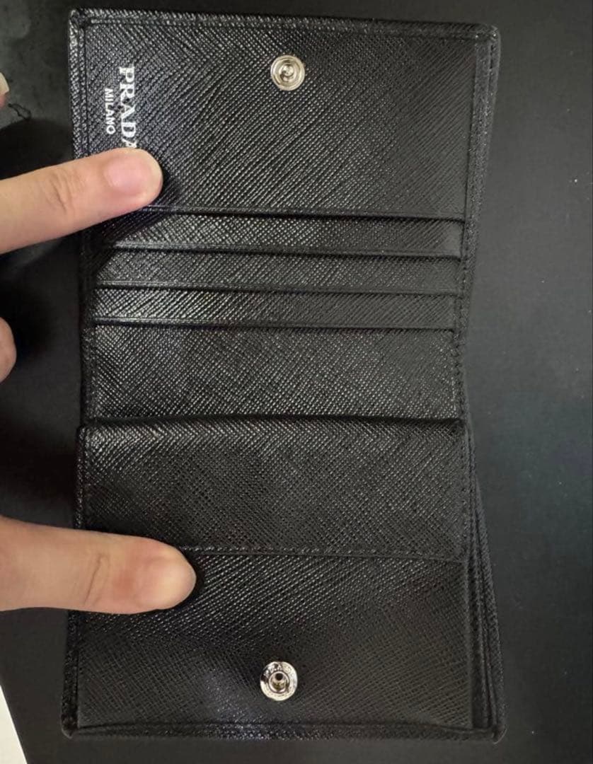 PRADA　折りたたみ財布　1MV204