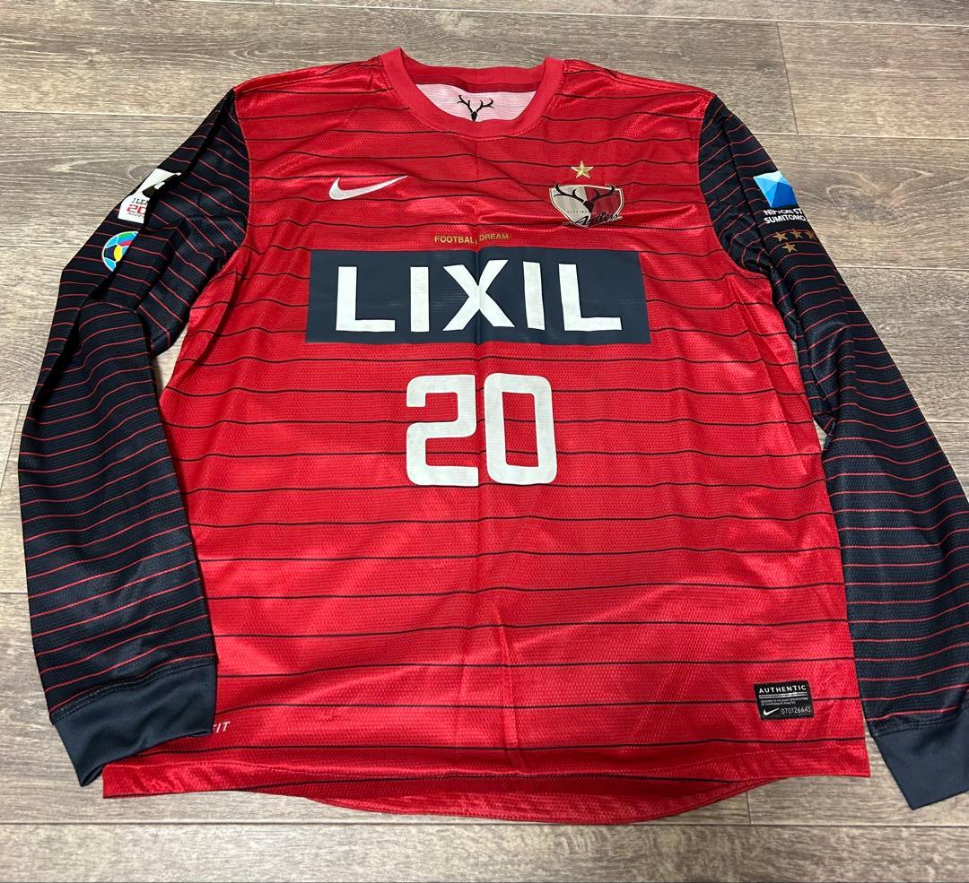 鹿島アントラーズ　柴崎岳　2013 ユニフォーム　長袖　XL