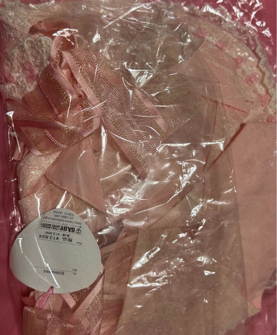 Collection Doll ボンネット　ピンク