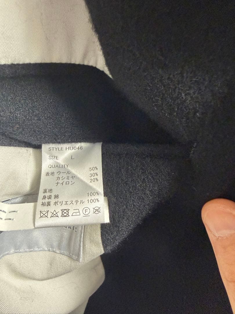 MB ULTIMATE FABRIC カシミアウール・クラシックチェスターコート