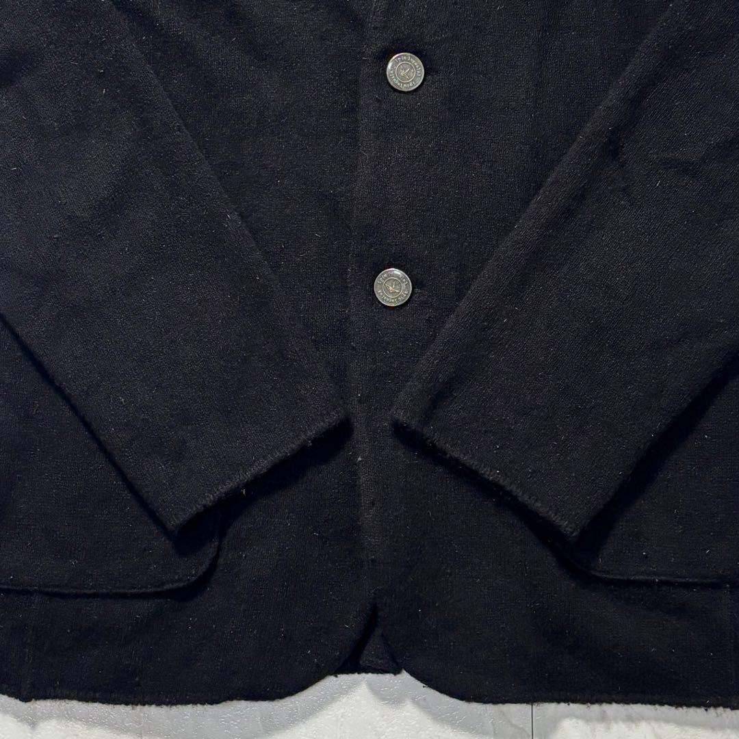 1piu1uguale3 セーブル混 ルイージJK 黒 L 高級素材