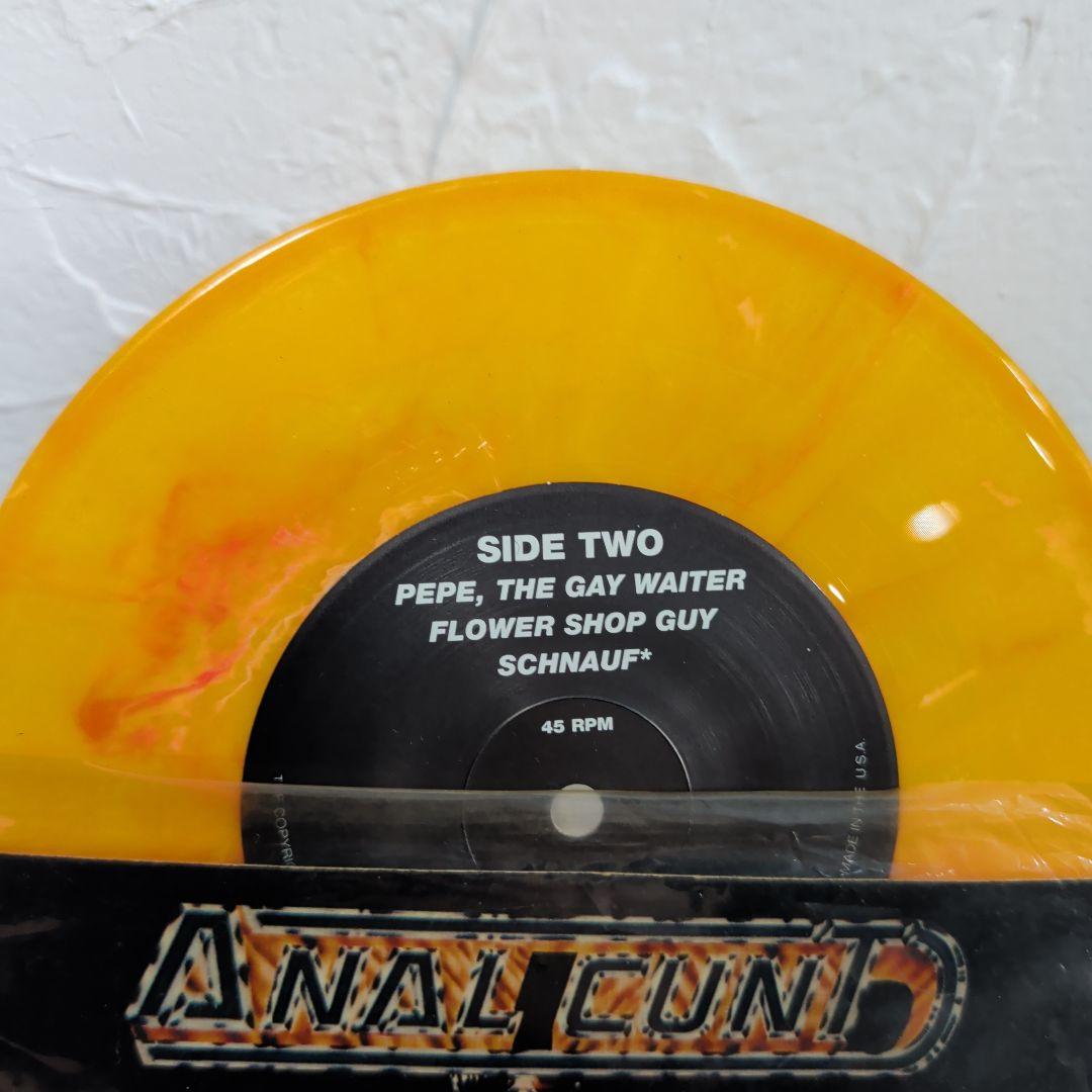 ​【超希少オレンジ盤】Anal Cunt - Stayin' Alive 7\"