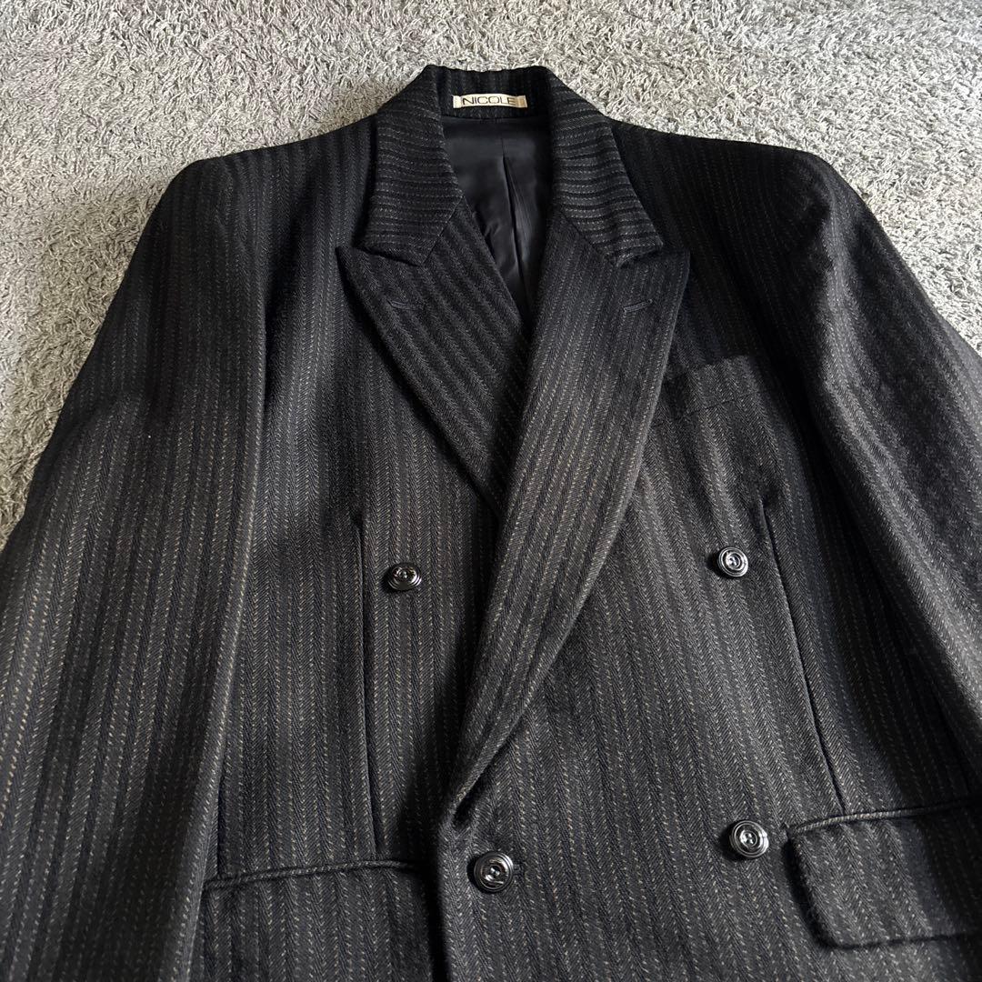 90's NICOLE ダブルブレスト　スーツ　archive ヴィンテージ