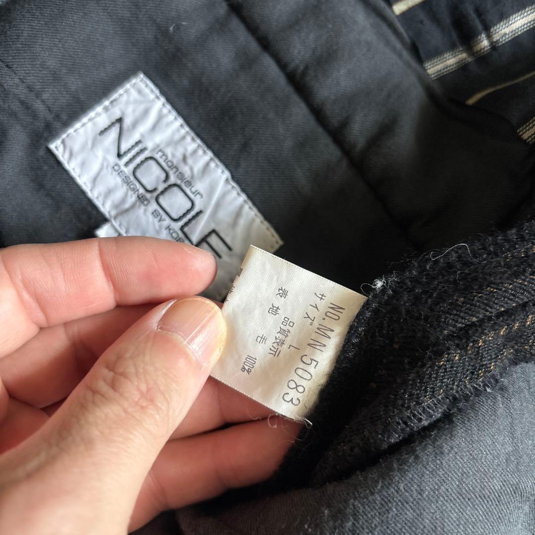 90's NICOLE ダブルブレスト　スーツ　archive ヴィンテージ