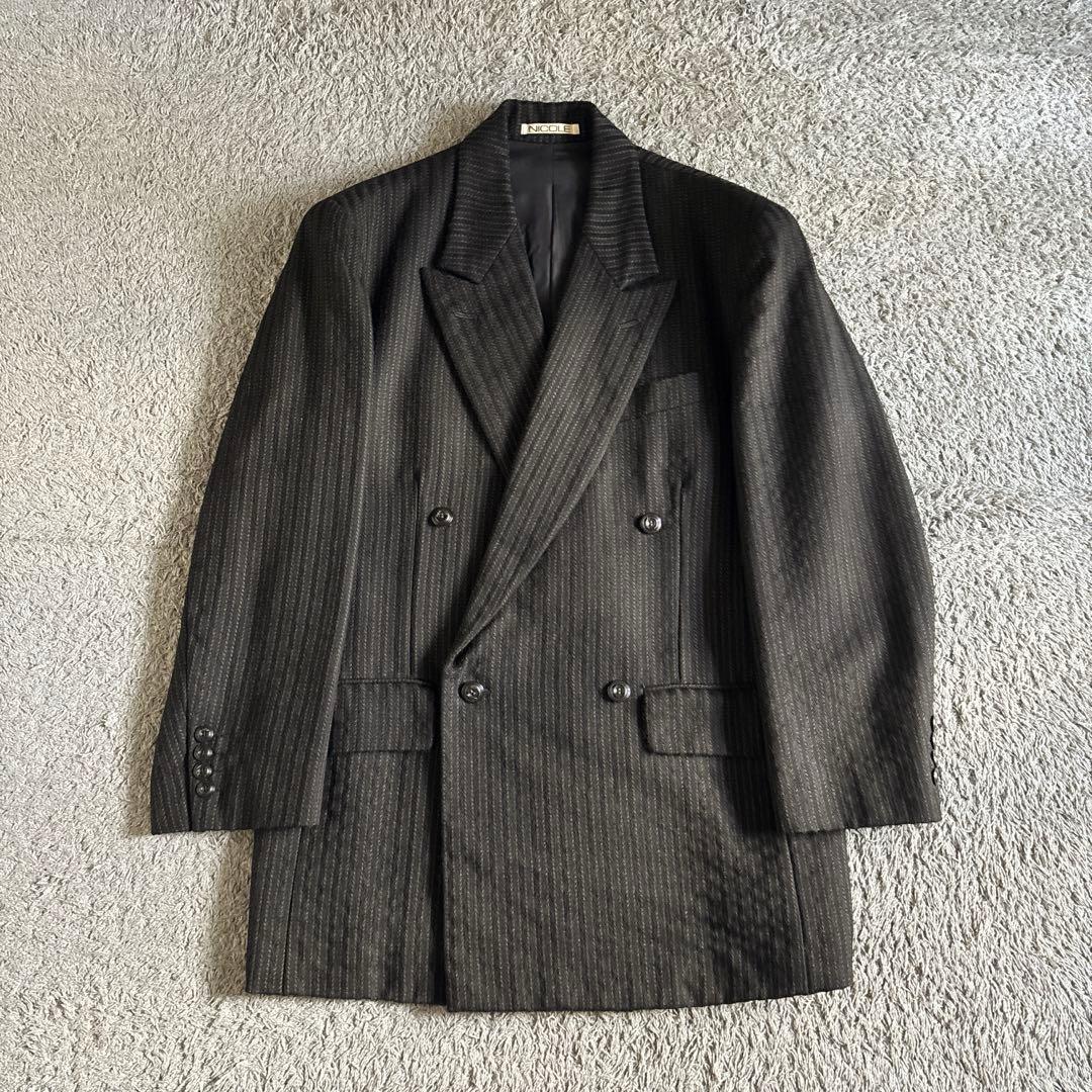 90's NICOLE ダブルブレスト　スーツ　archive ヴィンテージ
