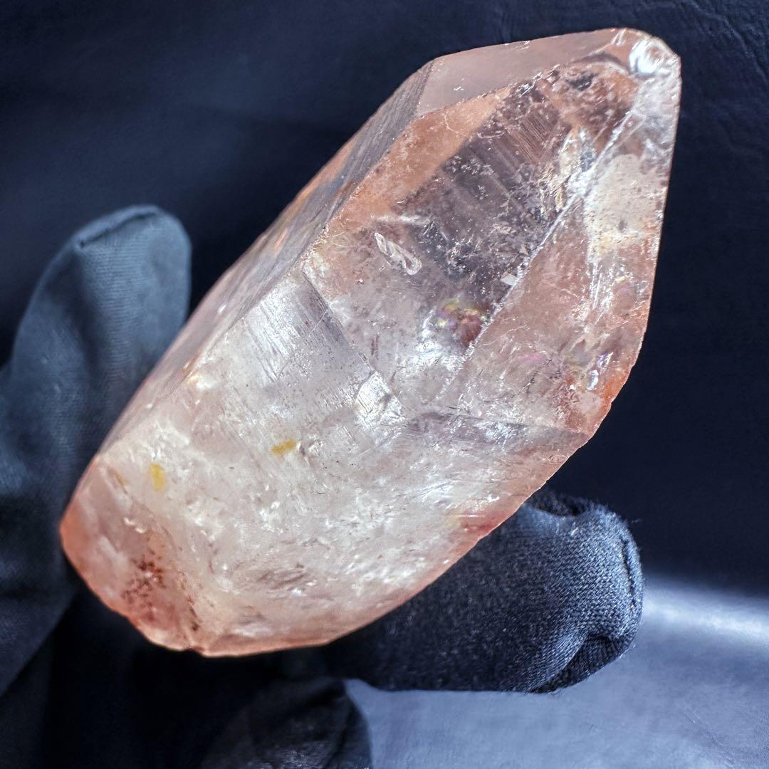 爆レア❗️超綺麗♡可愛い♡レインボー☆ピンクレムリアンシード原石ポイントA1335