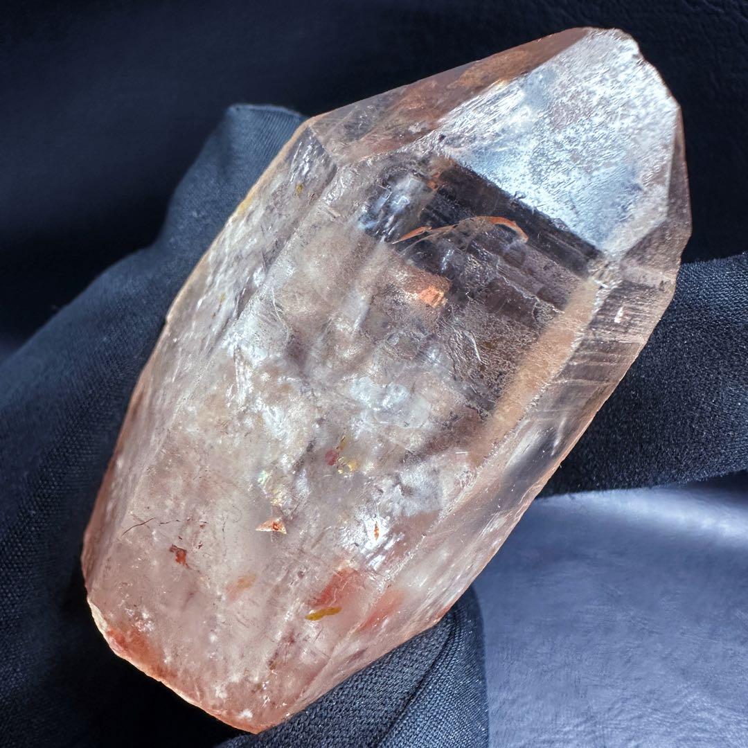 爆レア❗️超綺麗♡可愛い♡レインボー☆ピンクレムリアンシード原石ポイントA1335